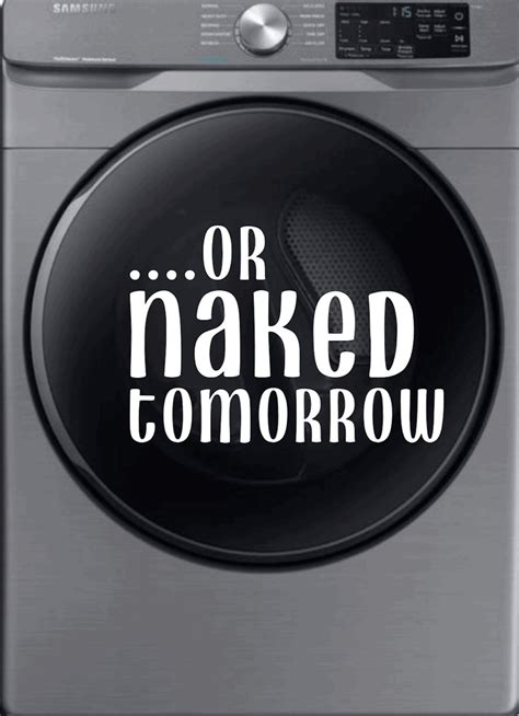 Laundry Today Or Naked Tomorrow Decal Etsy