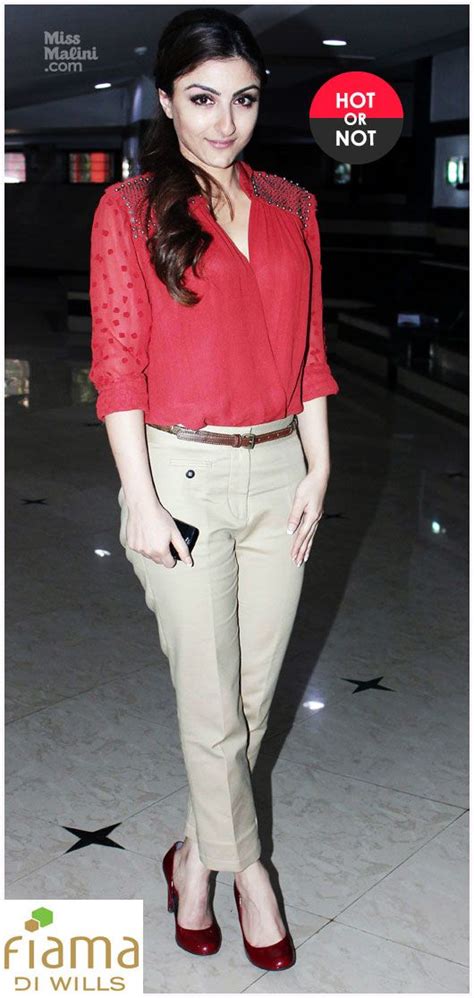 Hot Or Not Soha Ali Khan Wears The Pants MissMalini