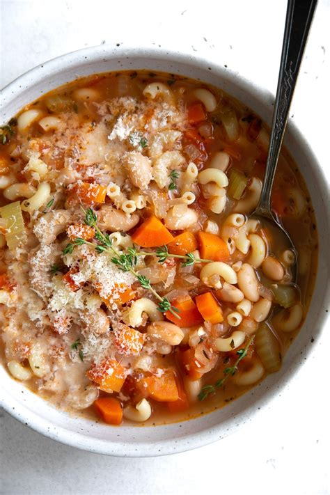 Pasta E Fagioli Italian Pasta And Beans The Forked Spoon