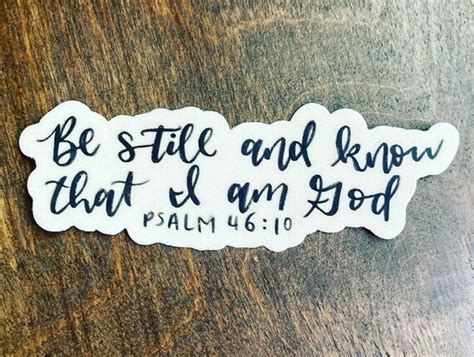 Bible Verse Stickervinyl Sticker Aesthetic Stickercatholic Etsy