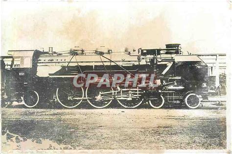 Carte Postale Ancienne Chemins De Fer De L Etat Les Locomotives