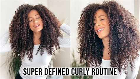 My Super Defined Curly Hair Routine Using Goldwell Dualsenses Curls And Waves Collection Youtube