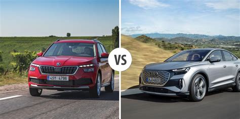 Skoda Kamiq VS Audi Q4 Sportback E Tron Autovergleich AUTOGOTT DE