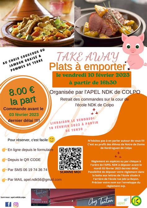 Repas A Emporter Apel Ville De Colpo