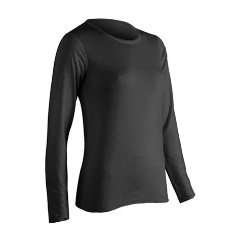 Coldpruf Womens Platinum Crew Thermal Shirt Black Large