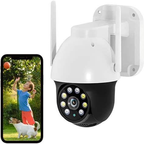 Cam Ra De S Curit Ext Rieure Mp Pantilt Wifi Dome Cam Cctv Alerte