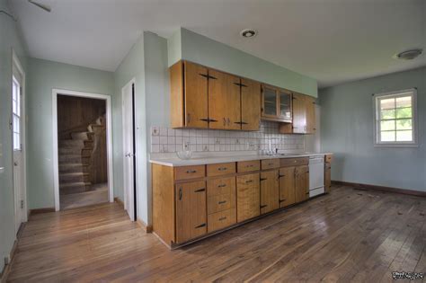 Kitchen And Staircase Inside An Abandoned Farm House I Rural Ontario Oc