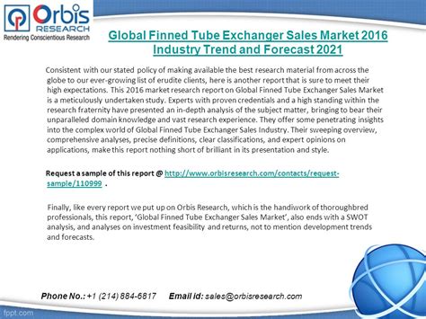 Global Finned Tube Exchanger Sales Market 2016 Industry Trend And