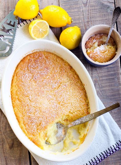 Lemon Pudding Stock Image Image Of Bake Souffle Lemon 38809769