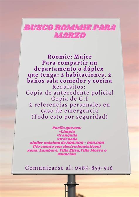 Roomies Paraguay On Twitter Est S Buscando Roomies Para Compartir