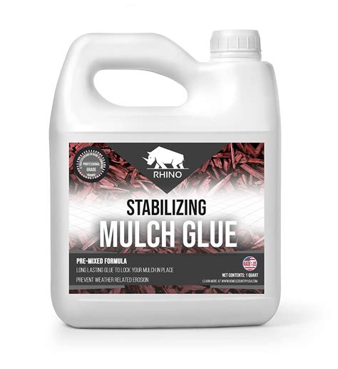 Amazon Rhino Stabilizing Mulch Glue Mulch Glue Binder Rock Glue