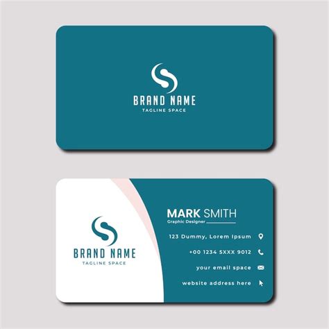 Premium Vector Creative Elegant Business Card Design Concept