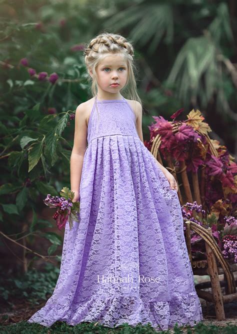 Light Purple Flower Girl Dresses