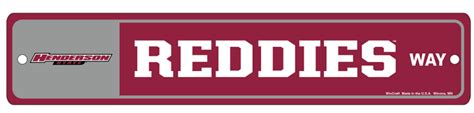 Henderson State Reddies Way Street Sign Reddie Bookstore