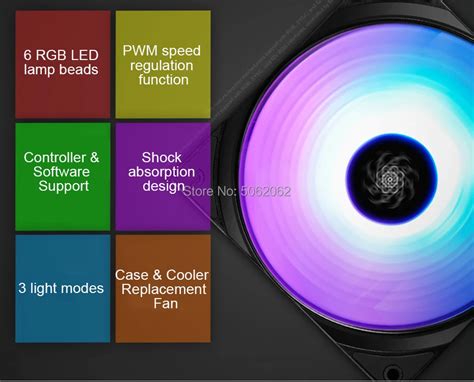 Deepcool RF120M 5 In 1 5x120mm RGB PWM Fan Price In Bangladesh ShopZ BD