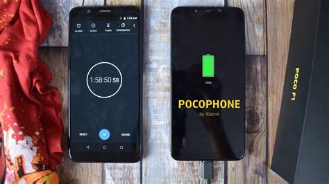 Xiaomi Pocophone F1 Poco F1 Battery Charging Test Youtube