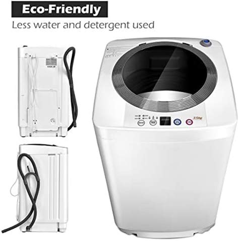 Giantex Portable Washing Machine Full Automatic Washer And Dryer Combo