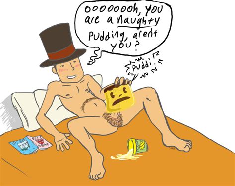 Rule 34 Catsketch Food Giga Pudding Hershel Layton Inanimate Male