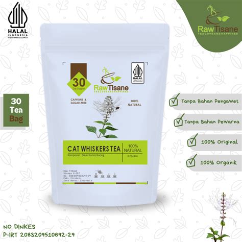 Jual Raw Tisane Cat Whiskers Tea Teh Daun Kumis Kucing Java Tea