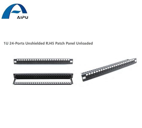 Aipu 1u 24 Ports Unshielded Unloaded Compatible With 19racks Cabinets