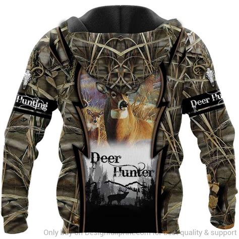 Personalized 3d Deer Hoodies Deer Hunter Deer Hunting Hoodie Unisex