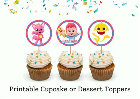 Printable Bebefinn Cupcake Toppers Etsy