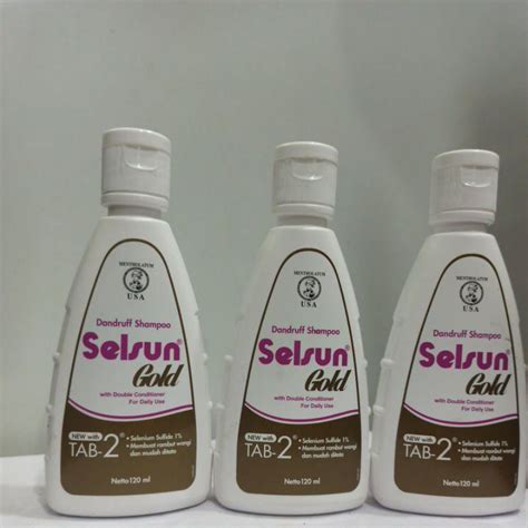 Jual Shampoo Anti Ketombe Selsun Gold Dandruff Shampoo 120ml Shopee Indonesia