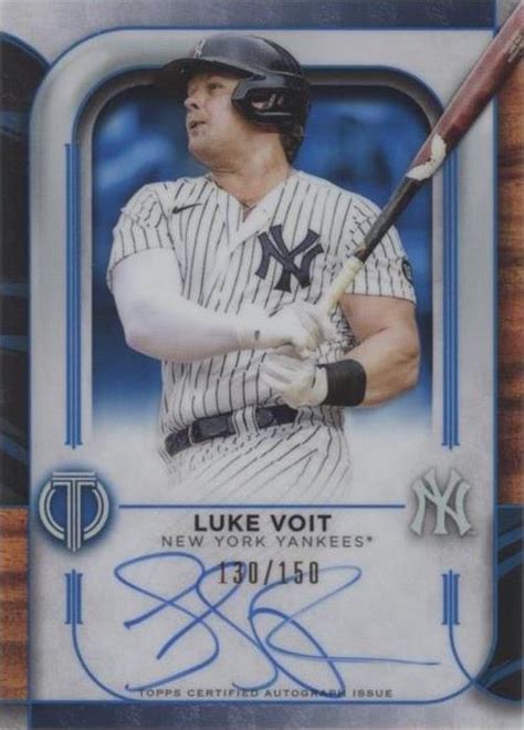 2022 Topps Tribute Tribute Autographs Blue TA LV Luke Voit 150 AU