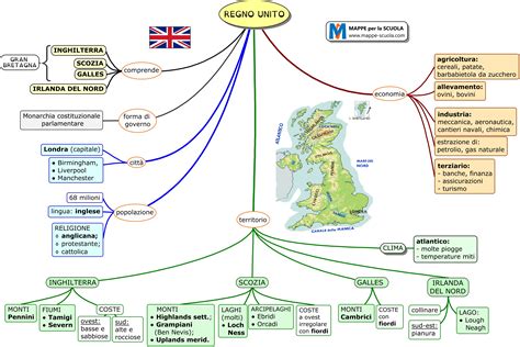 Mappe Per La Scuola REGNO UNITO