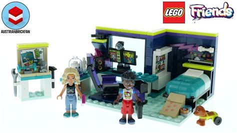 LEGO Friends 41755 Nova S Room LEGO Speed Build Review YouTube