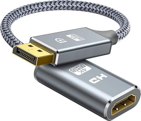 DisplayPort to HDMI 変換ケーブル 4K 1 8M DP ディスプレイポート 金メッキ 音声同時出力 テレビ モニター