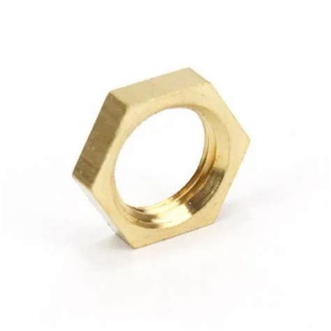 Hexagonal Brass Hex Nut For Hardware Fitting Size 1 2 To 3 Inch At