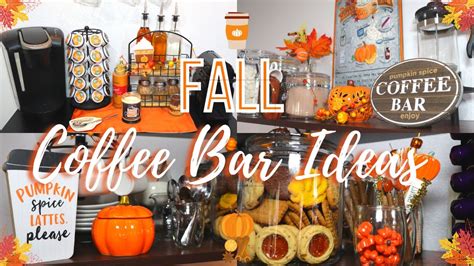 Fall Coffee Bar Ideashow To Decorate Your Coffee Bar For Fall