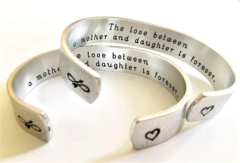 Mother Daughter Bracelet T Set Personalized Jewelry For Etsy