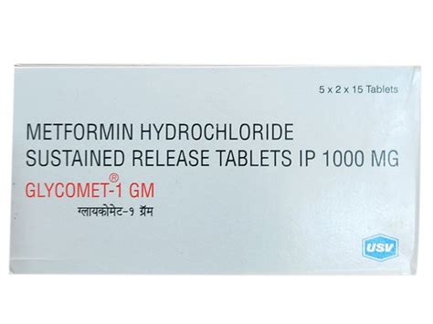 Mg Metformin Hydrochloride Sustained Release Glimepiride Tablets At