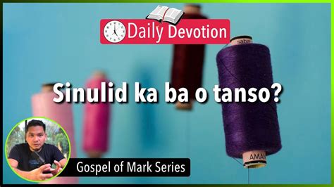 S4 Day05 Jesus Power Can Be Experienced By Faith I 5am Daily Devotion Youtube