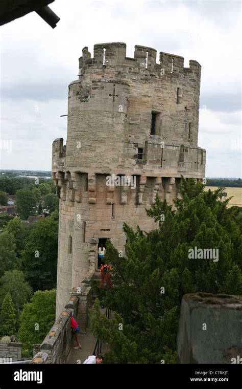 Warwick castle England UK Stock Photo - Alamy