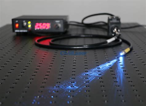 473nm 20mW Blue Fiber Laser With Power Supply Support Customized