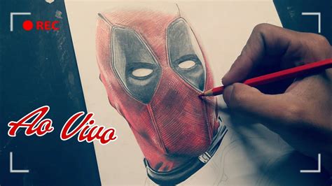 Desenhando O Deadpool Ao Vivo Desafio Art Rodrigues Youtube