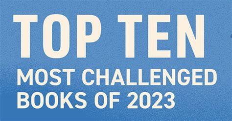 Top Most Challenged Books Of