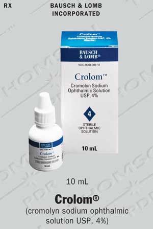 Crolom Cromolyn Sodium Sterile Ophthalmic Solution Usp 4 Information