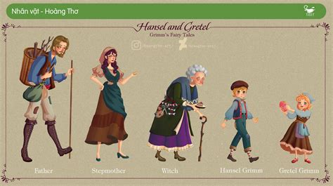 Hansel And Gretel Characters By Hoangtho Art On Deviantart