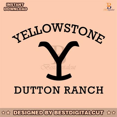 Retro Yellowstone Dutton Ranch Svg Best Digital Cut