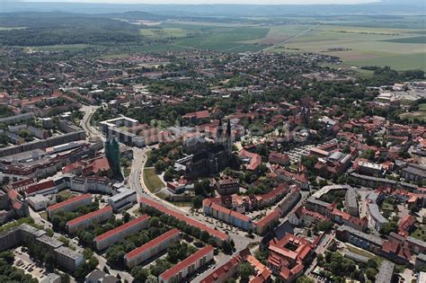 Luftaufnahme Halberstadt Stadtansicht Mit Zentrum Der Historischen