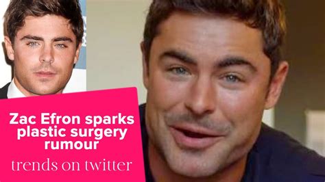 Zac Efron Trends On Twitter As He Sparks Plastic Surgery Rumors YouTube