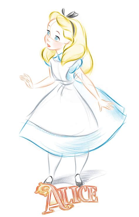 Alice Sketch By Pedro Astudillo Arte Da Disney Tatuagem Alice No