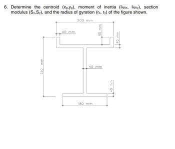 Answered Determine The Centroid Xg Yg Moment Bartleby