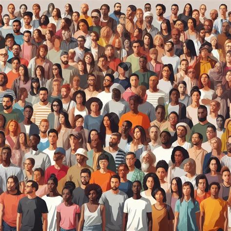 Different Races People With Realistic Style Premium Ai Generated Psd