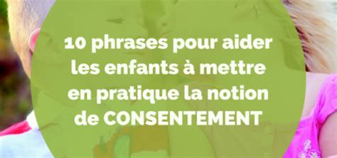 Le consentement expliqué aux enfants