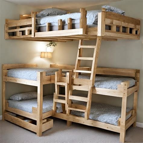 7 Diy Triple Bunk Bed Plans For Low Space Homes The Newlywed